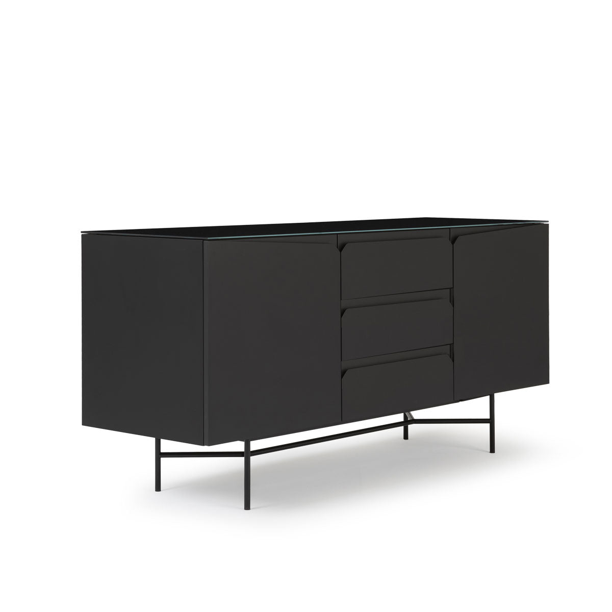 Vanatage Sideboard With Two Cupboards and Three Drawers