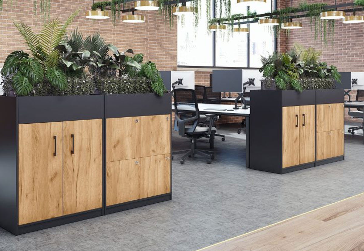 Desk End Storage