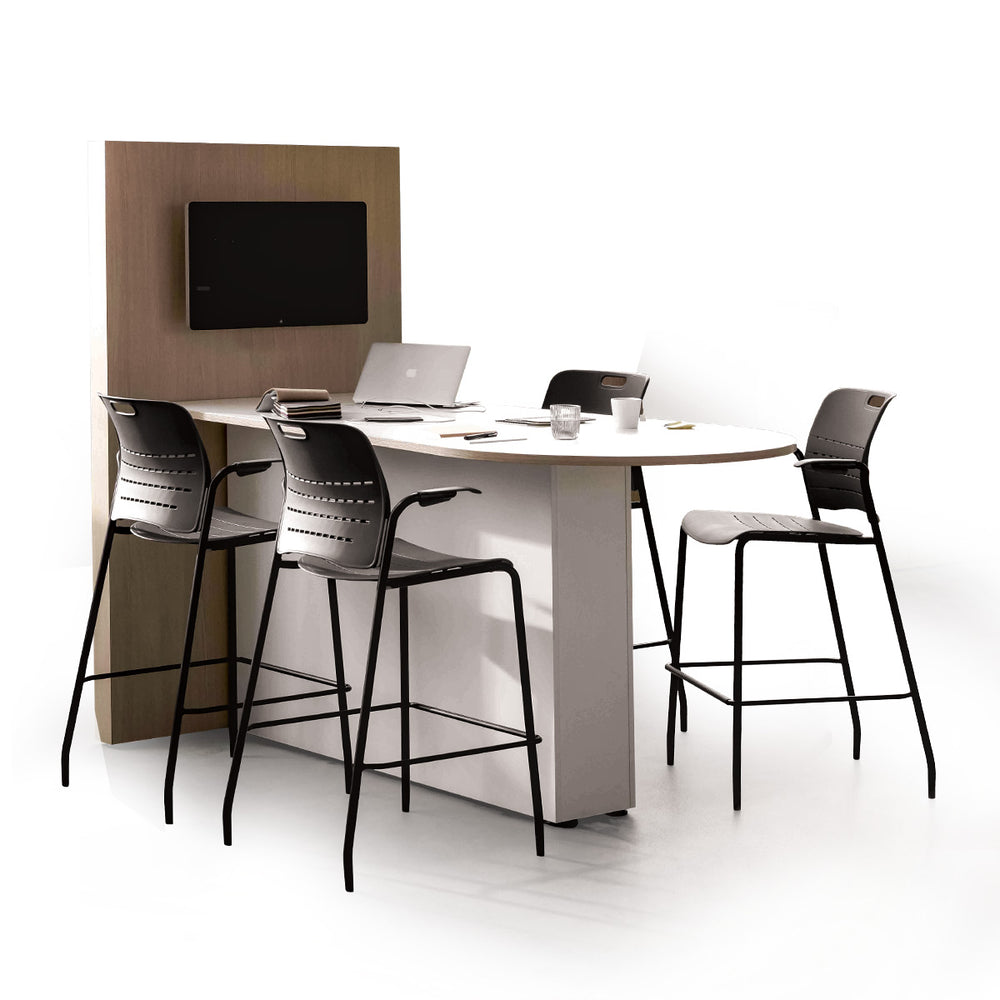 Office High Tables | Office Bar-Height Tables – Furnify