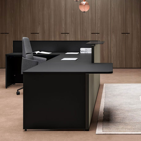Outline Reception Desk Side Profile