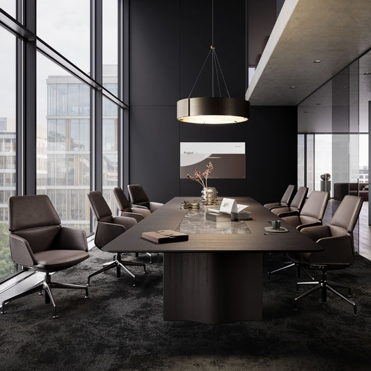Ray Executive Conference Chairs Around a Meeting Table