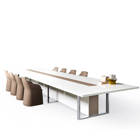 Board Meeting Table White