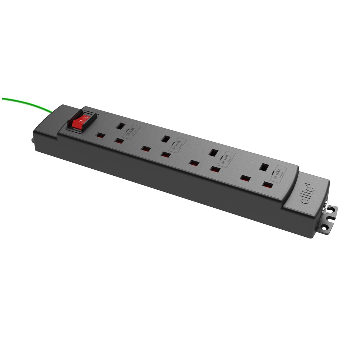 Elite+ 4 Way modular power unit, one master switch – Furnify