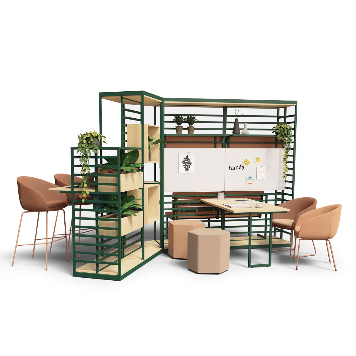 Calvert Modular Seating Calvert Room Divider | Calvert Modular Wall System – Furnify