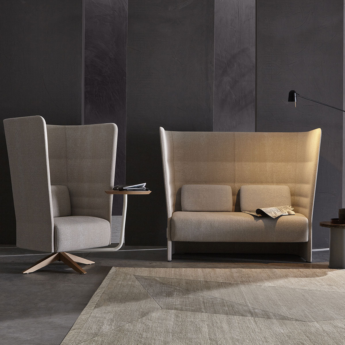 Cell 128 High Back Armchair
