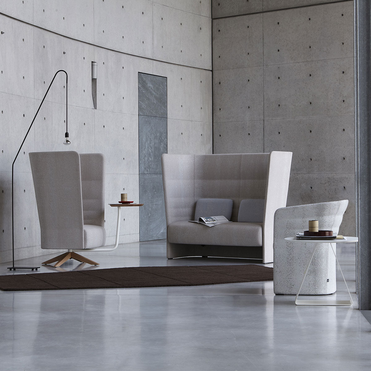 Cell 128 High Back Armchair
