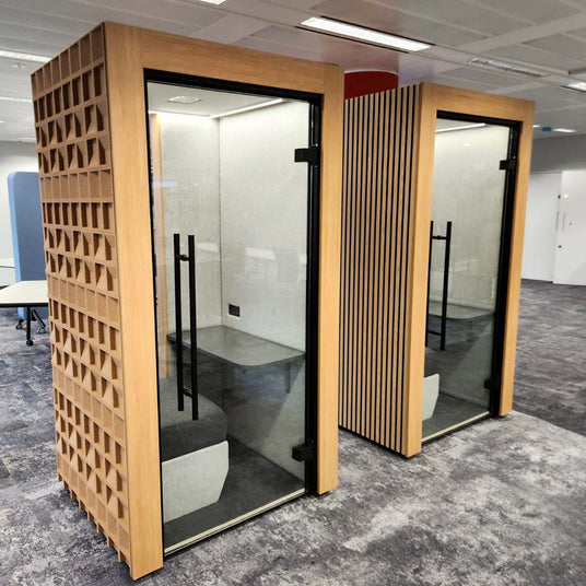 Clara Work Booths in an Office