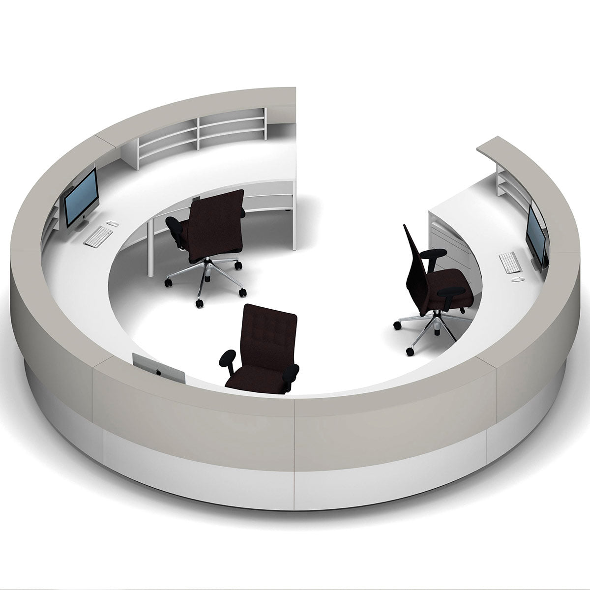 Cockpit Circular Reception Desk