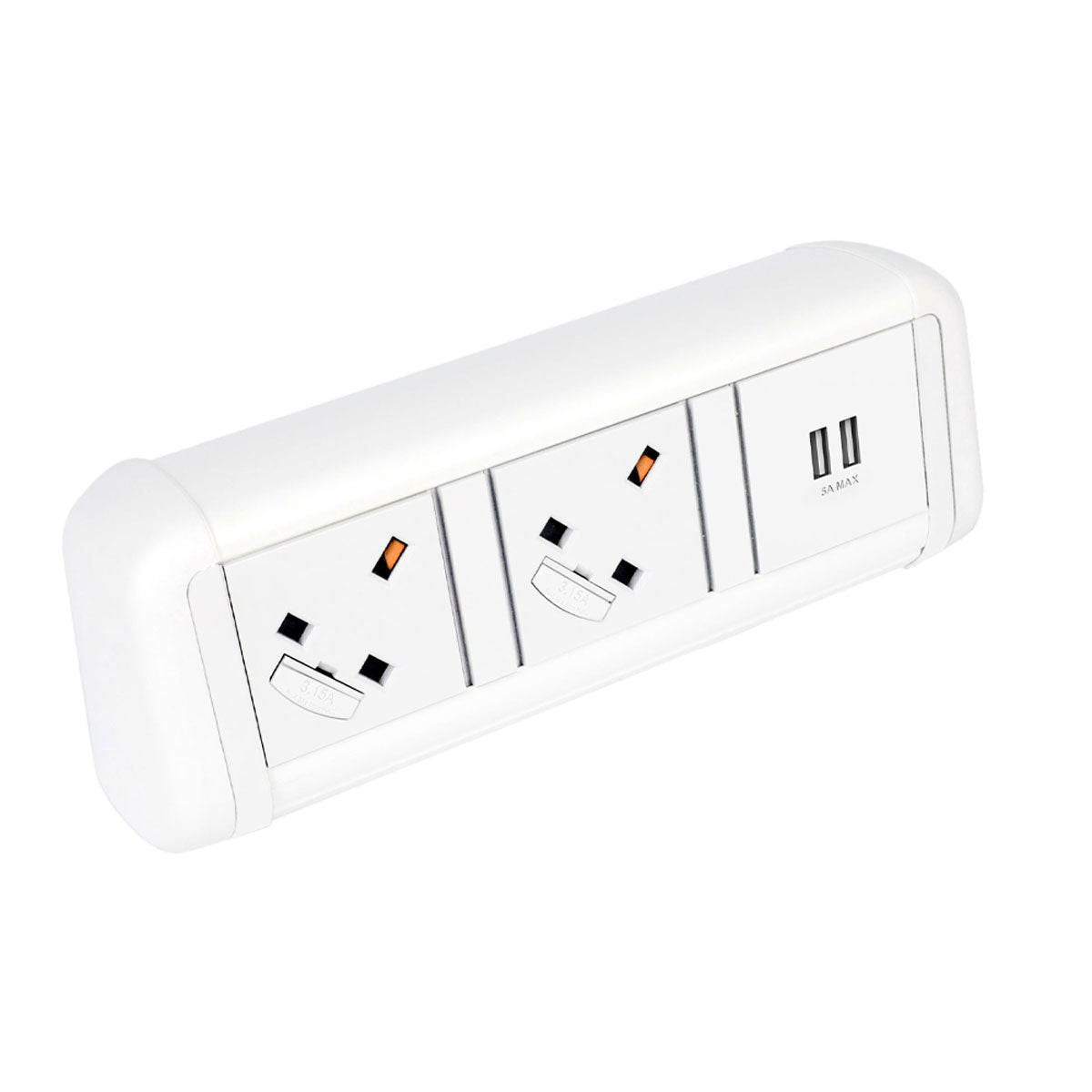 Contour Plastic Power Module| Desktop Power Module – Furnify