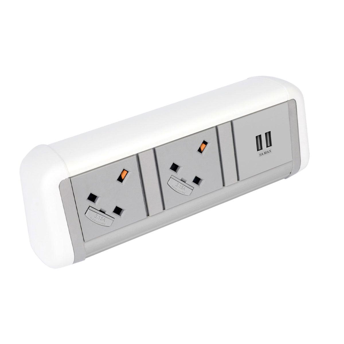 Contour Plastic Power Module| Desktop Power Module – Furnify