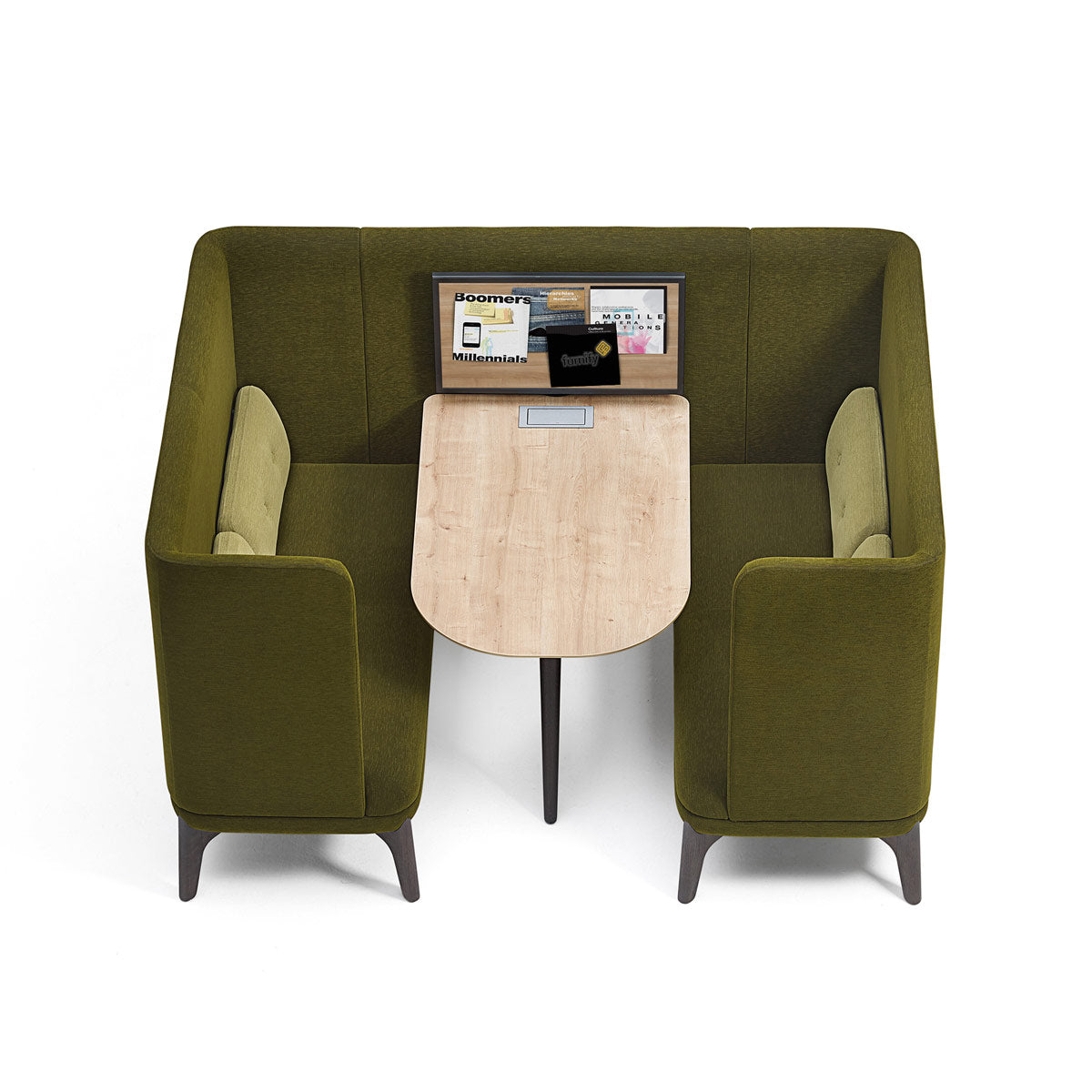 Coze Four-Seater Booth