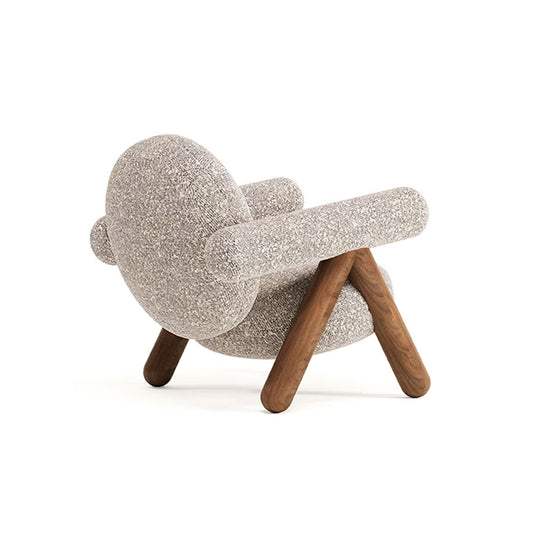Rana Armchair Solid Wooden Legs