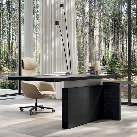 Mux70 Presidential Desk with Sit-Stand Functionality