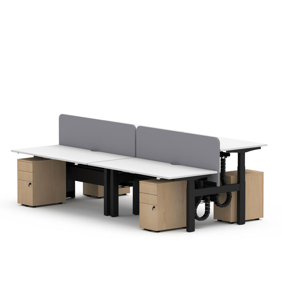 Freeway Adjustable Bench Desk | Sit-Stand Bench Desk – Furnify