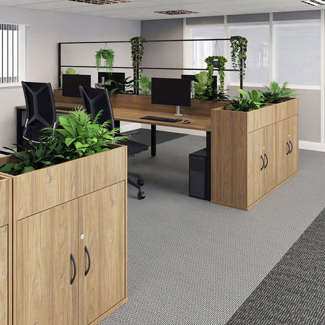Cupboard Planter Short End of Desk Storage
