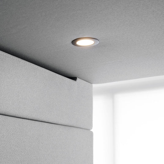 Hush Phone Booth Sensor Activated Lighting and Ventilation