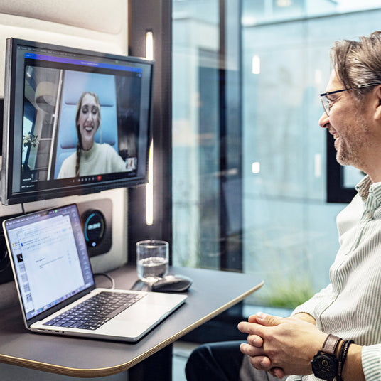 HushFree.S One-Person Work Pod for Video Calls