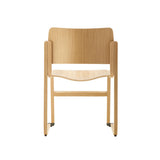 40/4 Stacking Chair wood frame