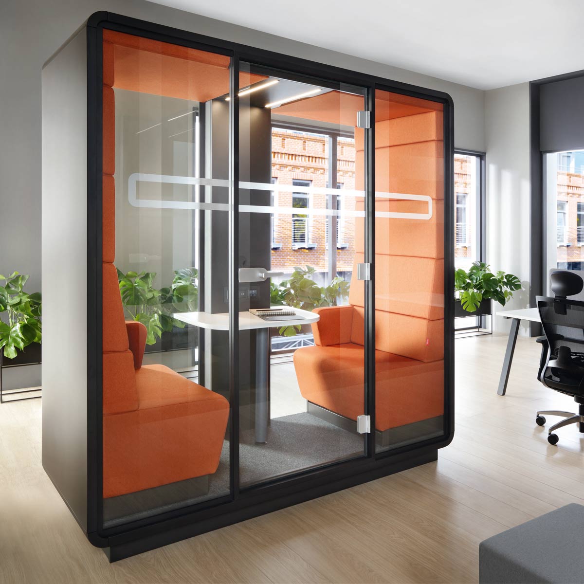 HushMeet Small Pod — 2-Person Meeting Pod | Furnify