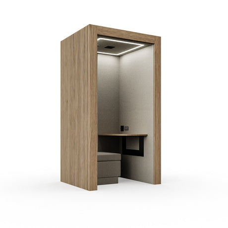 Clara Workbooth Without a Floor and Cladded Exterior