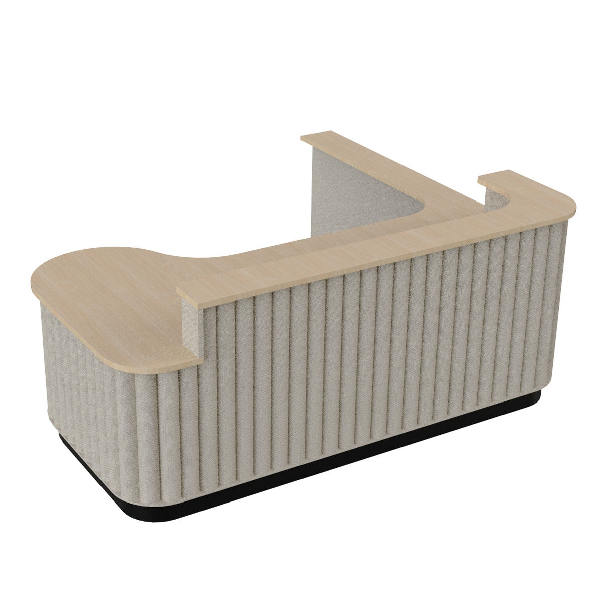 Reception High Table Jdd Reece Reece Reception Desk | Acoustic Reception Counter – Furnify