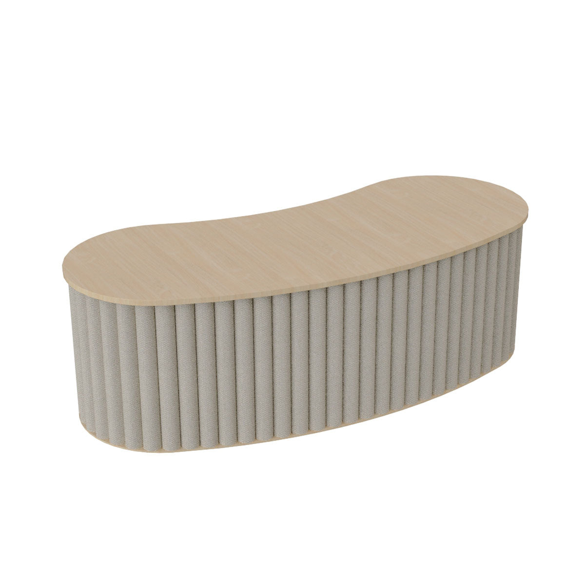 James Reece Desk Reece Reception Desk | Acoustic Reception Counter – Furnify