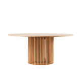 Opera Meeting Table Round Oak