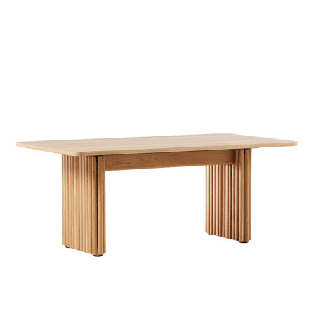Opera Eliptical Meeting Table Oak
