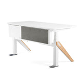 Kin Sit-Stand Desk With A Modesty Panel