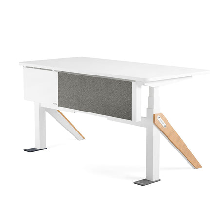 Kin Sit-Stand Desk With A Modesty Panel