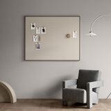 Area Oak Framed Glass Whiteboard