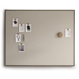 Area Oak Framed Glass Whiteboard