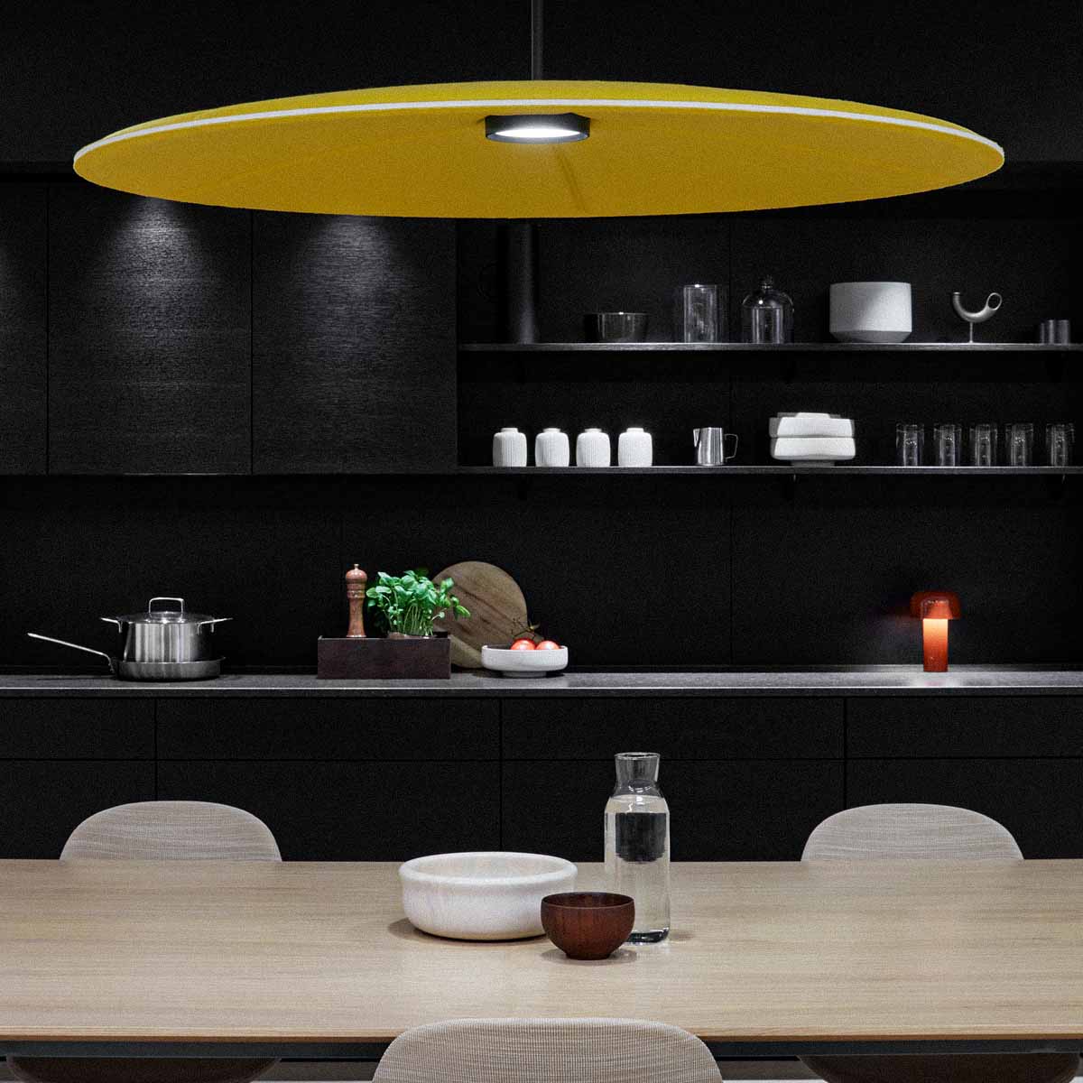 Lily Acoustic Lamp | Lily Sound Absorbing Lighting – Furnify