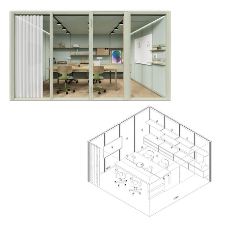 Mute Office Work Pod 4x4
