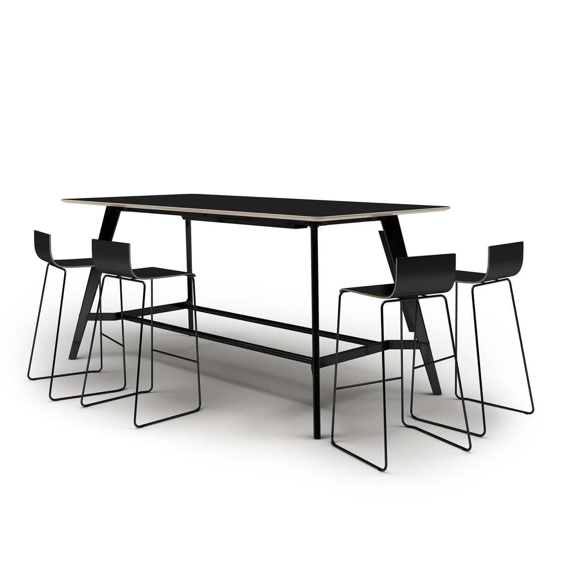 Office High Tables | Office Bar-Height Tables – Furnify