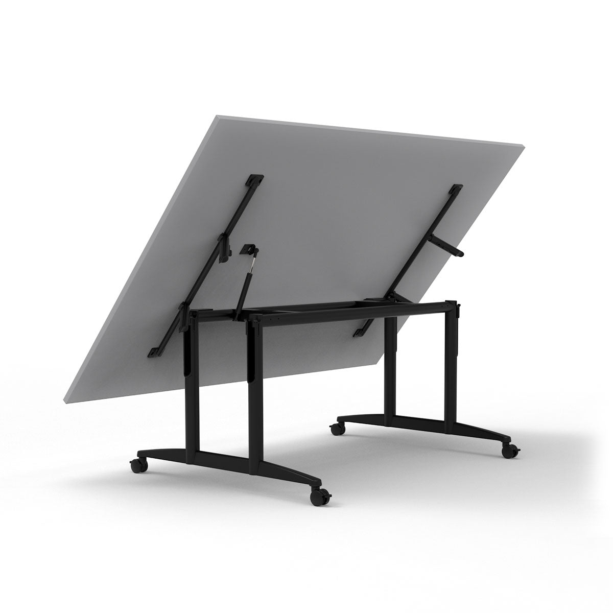 Nimbus XL Flip-Top Table is a Large Folding Table Solution on Castors