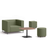 Box Armchair and Stools