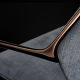Ray Conference Chair Bronze Frame Detail