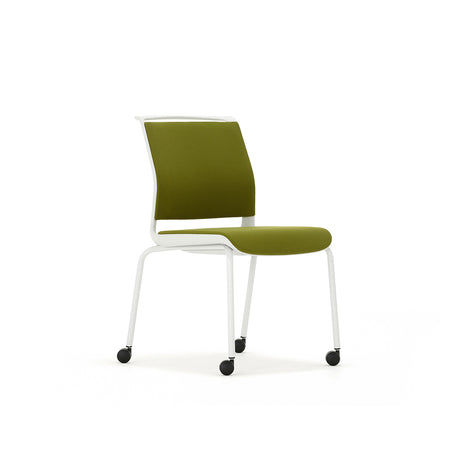 Ad-Lib Four Leg Chair On Castors No Arms