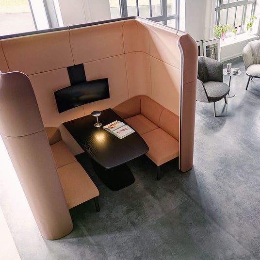 se:Hive Diner Four-Person Acoustic Surround Collaboration Booth