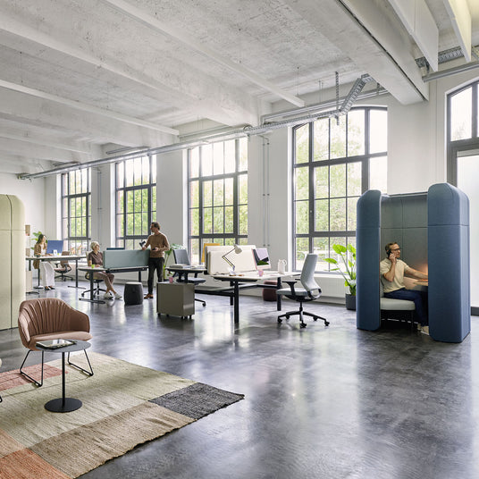 seHive Private Work Booth in an Open Plan Office.