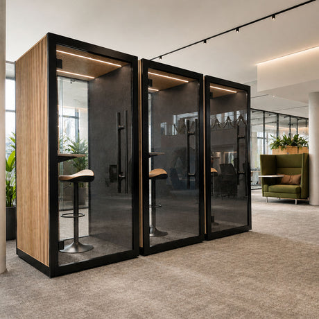 Stave. Office Phone Booths