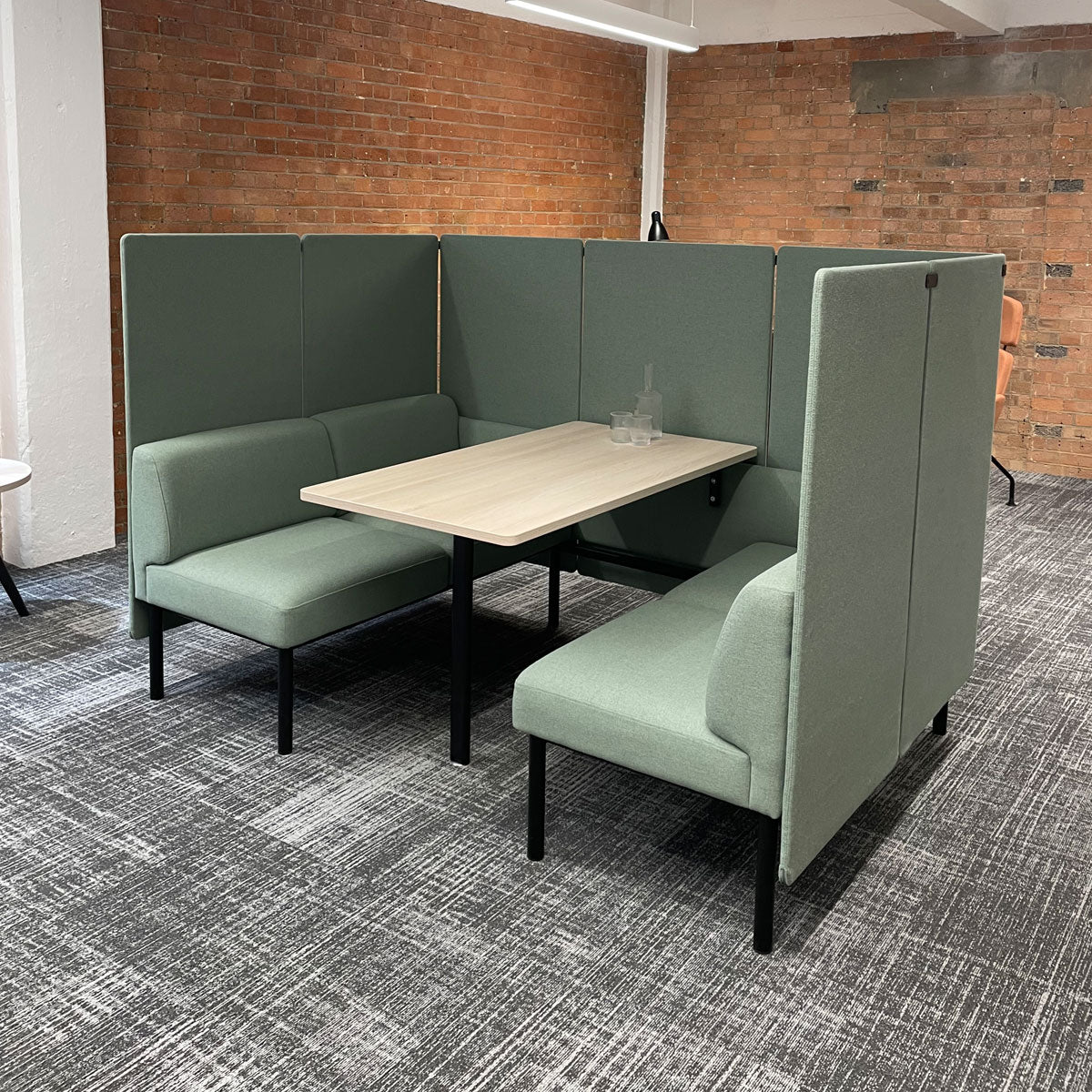 Moxi Four-Seater Booth | Sofa Privacy Booths – Furnify