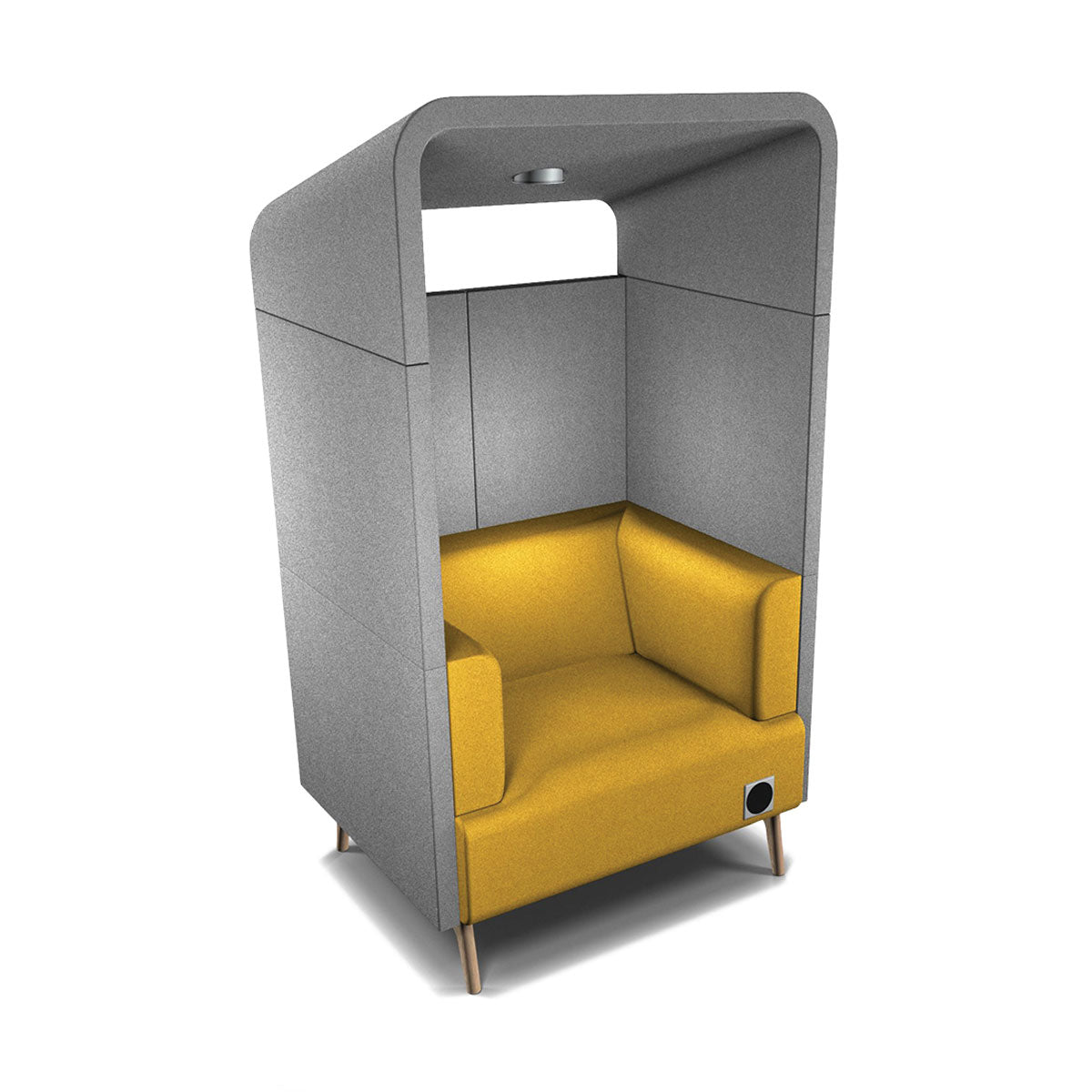 Tryst Canopy Privacy Chair Acoustic Office Chairs – Furnify