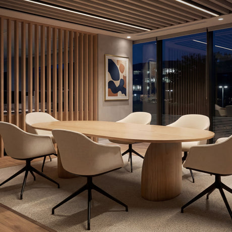 Ethos Solid Wood Meeting Table