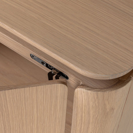 Mura Sideboard With Floating Top and Door Hinge Detail