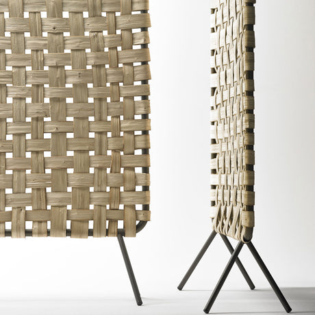 Zumitz Chestnut Strip Floor Standing Screens